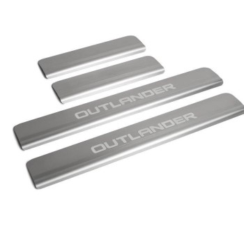 MITSUBISHI OUTLANDER 2015+ ΜΑΡΣΠΙΕ ΕΣΩΤΕΡΙΚΑ ΧΡΩΜΙΟ ΑΥΤΟΚΟΛΛΗΤΑ 4ΤΕΜ.
