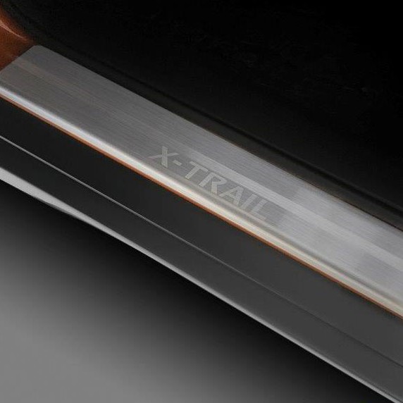 NISSAN X-TRAIL 2015-2018 /2018+ ΜΑΡΣΠΙΕ ΕΣΩΤΕΡΙΚΑ ΧΡΩΜΙΟ ΑΥΤΟΚΟΛΛΗΤΑ 4ΤΕΜ.