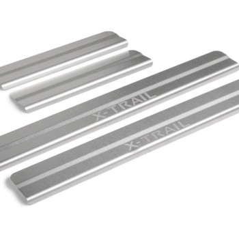 NISSAN X-TRAIL 2015-2018 /2018+ ΜΑΡΣΠΙΕ ΕΣΩΤΕΡΙΚΑ ΧΡΩΜΙΟ ΑΥΤΟΚΟΛΛΗΤΑ 4ΤΕΜ.