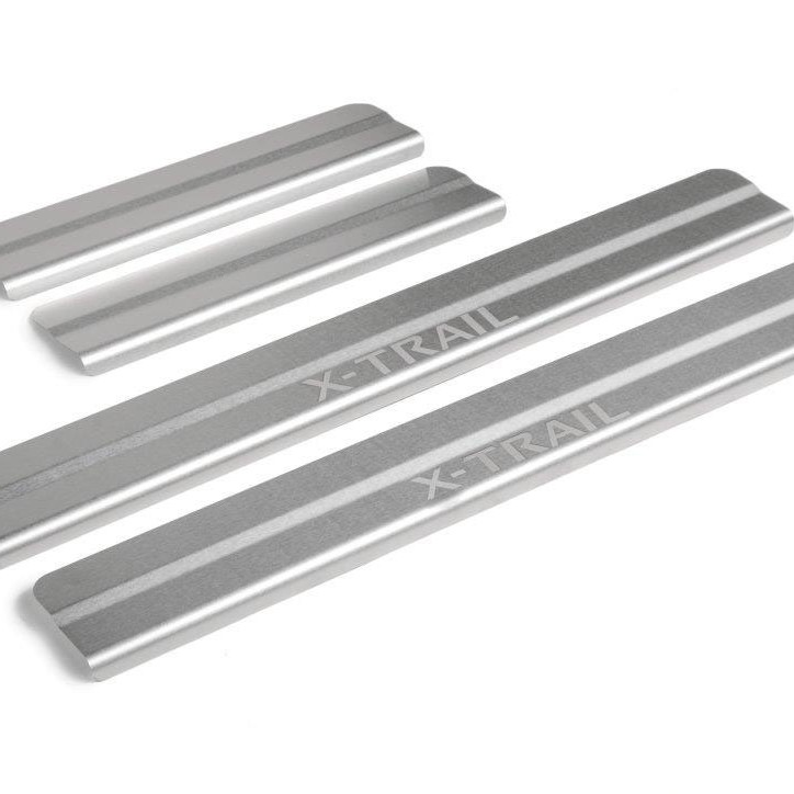 NISSAN X-TRAIL 2015-2018 /2018+ ΜΑΡΣΠΙΕ ΕΣΩΤΕΡΙΚΑ ΧΡΩΜΙΟ ΑΥΤΟΚΟΛΛΗΤΑ 4ΤΕΜ.