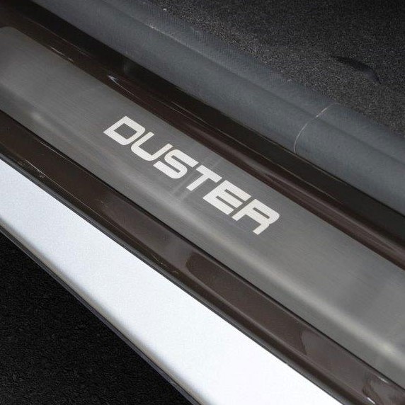 RENAULT DUSTER 2010-2018 ΜΑΡΣΠΙΕ ΕΣΩΤΕΡΙΚΑ ΧΡΩΜΙΟ ΑΥΤΟΚΟΛΛΗΤΑ 4ΤΕΜ.