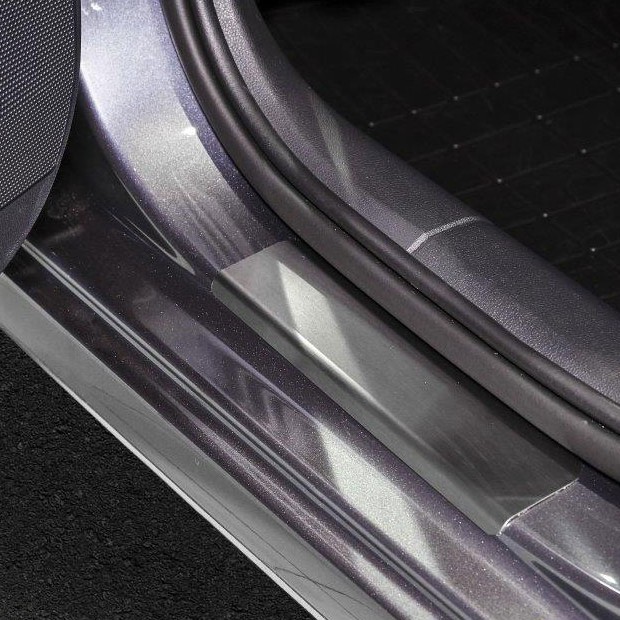 SKODA OCTAVIA A7 2013+ ΜΑΡΣΠΙΕ ΕΣΩΤΕΡΙΚΑ ΧΡΩΜΙΟ ΑΥΤΟΚΟΛΛΗΤΑ 4ΤΕΜ.