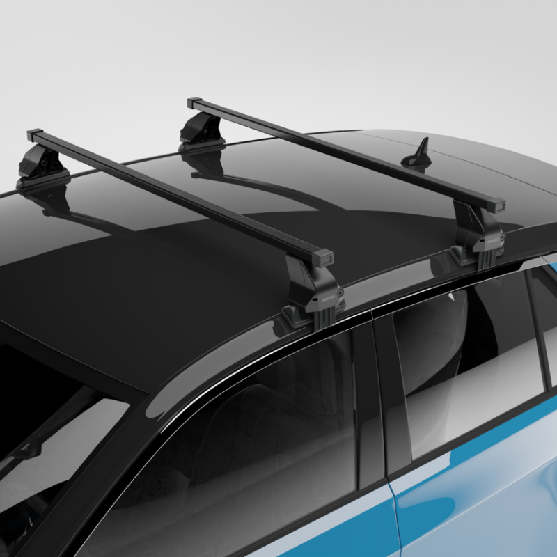 ΜΠΑΡΕΣ ΟΡΟΦΗΣ ΣΙΔΗΡΟΥ OMEGA LARGE 130 cm ΜΕ ΚΑΠΑΚΙΑ ΣΕ ΜΑΥΡΟ ΧΡΩΜΑ ΓΙΑ ΑΠΛΗ ΟΡΟΦΗ MENABO - 2 ΤΕΜ.