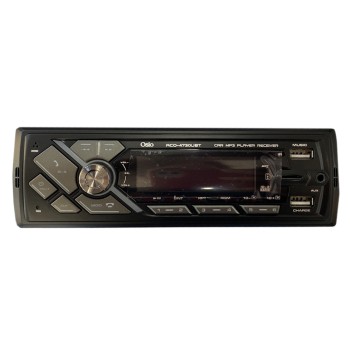 RADIO 1 DIN DUAL USB/FM/MSD/MP3/WMA/BLUETOOTH 200W ΜΕ ΕΠΙΛΟΓΗ ΦΩΤΙΣΜΟΥ 7 ΧΡΩΜΑΤΩΝ & ΧΕΙΡΙΣΤΗΡΙΟ OSIO - 1 τεμ.