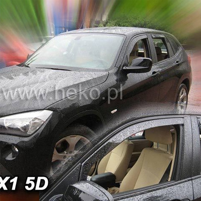 ΑΝΕΜΟΘΡΑΥΣΤΕΣ ΓΙΑ BMW X1 E84 5D 2009-2016 ΖΕΥΓΑΡΙ ΑΠΟ ΕΥΚΑΜΠΤΟ ΦΙΜΕ ΠΛΑΣΤΙΚΟ HEKO - 2 ΤΕΜ.
