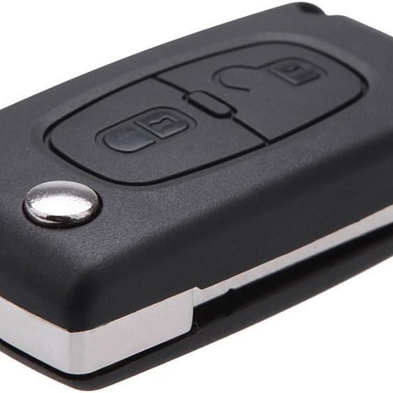 ΑΝΤΑΛΛΑΚΤΙΚΟ ΚΛΕΙΔΙ ΓΙΑ PEUGEOT 206 / 107 / 207 / 307 / 407 CITROEN C2 / C3 / C4 / C5 / C6 ΑΝΤΑΛΛΑΚΤΙΚΟ ΚΑΛΥΜΜΑ ΧΩΡΙΣ ΚΛΕΙΔΙ 2 ΚΟΥΜΠΙΩΝ - 1 ΤΕΜ.