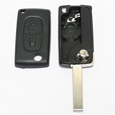ΑΝΤΑΛΛΑΚΤΙΚΟ ΚΛΕΙΔΙ ΓΙΑ PEUGEOT 206 / 107 / 207 / 307 / 407 CITROEN C2 / C3 / C4 / C5 / C6 ΑΝΤΑΛΛΑΚΤΙΚΟ ΚΑΛΥΜΜΑ ΧΩΡΙΣ ΚΛΕΙΔΙ 2 ΚΟΥΜΠΙΩΝ - 1 ΤΕΜ.