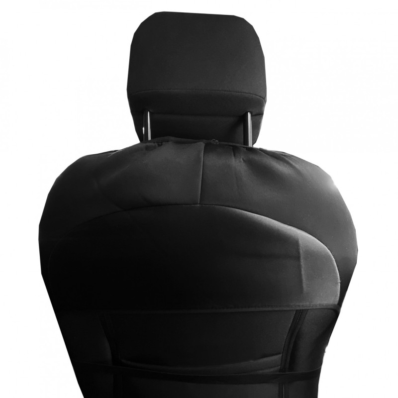 ΗΜΙΚΑΛΥΜΜΑΤΑ ΜΠΡΟΣΤΑ ΚΑΘΙΣΜΑΤΩΝ ΜΑΥΡΟ/ΜΠΛΕ ΜΟΤΙΒΟ (VELCRO ΣΤΑ ΠΡΟΣΚΕΦΑΛΑ) - 2 ΤΕΜ.