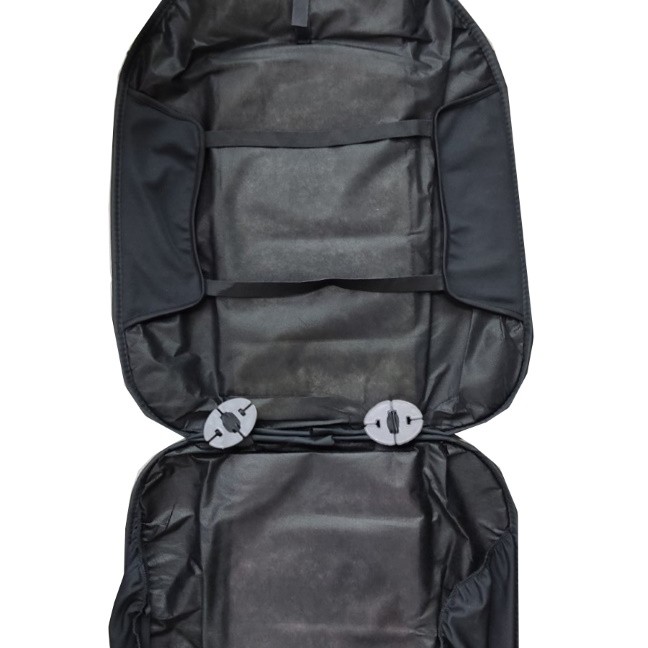 ΗΜΙΚΑΛΥΜΜΑΤΑ ΚΑΘΙΣΜΑΤΩΝ LUX ΜΑΥΡΟ ΠΟΛΥΕΣΤΕΡ ΜΕ VELCRO & ΕΝΣΩΜΑΤΩΜΕΝΑ ΠΡΟΣΚΕΦΑΛΑ RACE AXION - 2 ΤΕΜ.