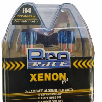 H4 12V 60/55W P43t RAINBOW BLUΕ ΤΥΠΟΥ XENON PRO-RACE -  2 ΤΕΜ.