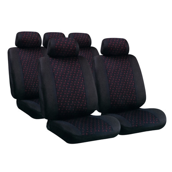 ΚΑΛΥΜΜΑΤΑ GLAMUR ΣΕΤ - ΜΑΥΡΟ/ΚΟΚΚΙΝΟ