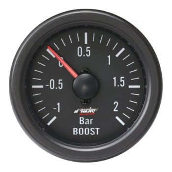 ΜΠΑΡΟΜΕΤΡΟ+VACUUM 52mm ΜΑΥΡΟ