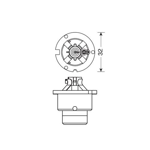 D4R 35W P32d-6 4.150Κ