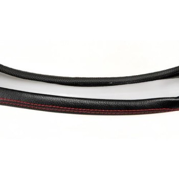 ΚΑΛΥΜΜΑ ΤΙΜΟΝΙΟΥ GT-SPORT ΜΑΥΡΟ ΧΡΩΜΑ ΜΕ ΡΑΦΕΣ ΣΤΟ ΠΛΑΙ ΚΟΚΚΙΝΕΣ ΑΟΣΜΟ ΟΙΚΟΛΟΓΙΚΟ/ ΜΗ ΤΟΞΙΚΟ/ ΑΝΑΚΥΚΛΩΣΙΜΟ ΥΛΙΚΟ  35-37 cm