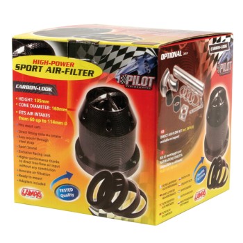 ΦΙΛΤΡΟΧΟΑΝΗ ΚΩΝΙΚΗ CARBON-LOOK 60-114mm