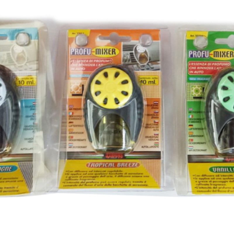 ΕΚΘΕΤΗΣ PROFU.MIXER ΜΕ ΑΡΩΜΑΤΙΚΑ ΑΥΤΟΚΙΝΗΤΟΥ ΣΕ 3 ΔΙΑΦΟΡΕΤΙΚΑ ΑΡΩΜΑΤΑ (4 X COOL / 4X VANILLA / 4X TROPICAL BREEZE) LAMPA -   12ΤΜΧ
