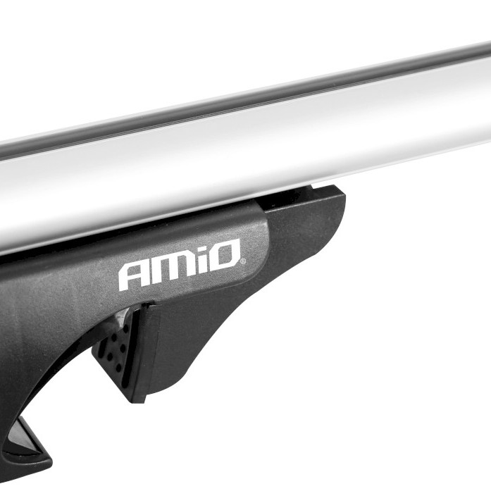 ΜΠΑΡΕΣ ΟΡΟΦΗΣ ΑΛΟΥΜΙΝΙΟΥ 135 cm ΜΕ ΚΛΕΙΔΙ  (STANDARD RAILING )  AMIO - 2 ΤΕΜ.
