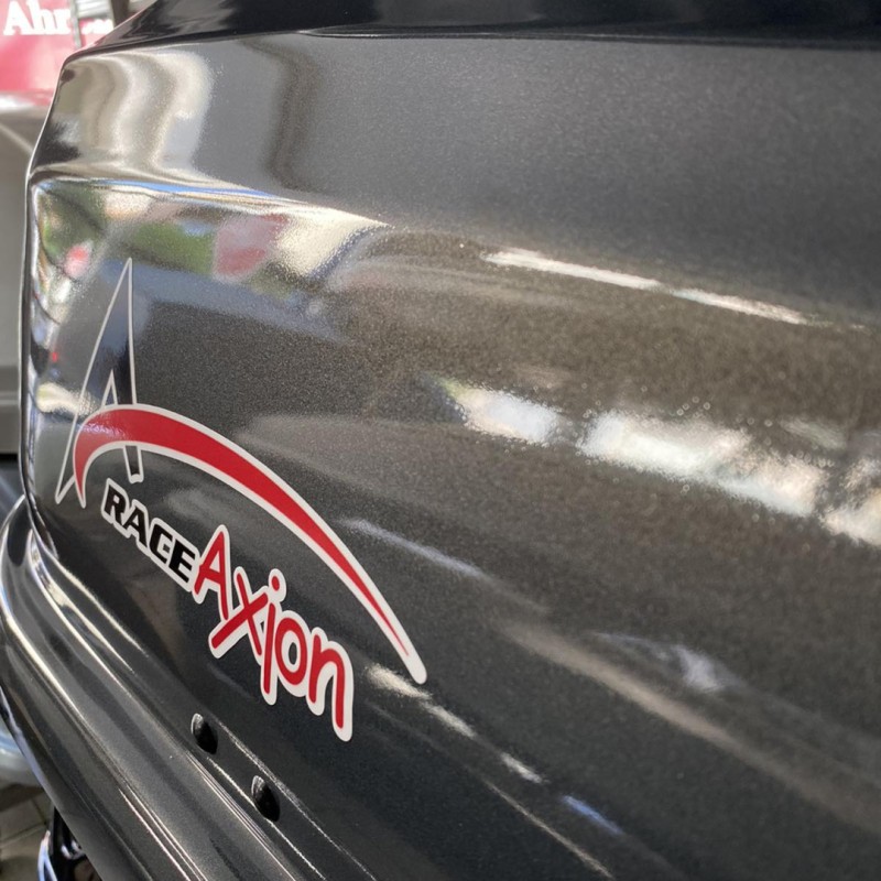 ΜΠΑΓΚΑΖΙΕΡΑ ΟΡΟΦΗΣ RACE AXION 420L 89.02.A ΣΕ ΑΝΘΡΑΚΙ ΜΕΤΑΛΛΙΚΟ ΧΡΩΜΑ ΜΕ ΓΥΑΛΙΣΤΕΡΗ ΥΦΗ (145 X 94 X 42 cm) - 1 ΤΕΜ.