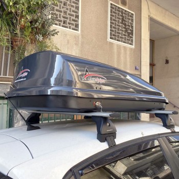 ΜΠΑΓΚΑΖΙΕΡΑ ΟΡΟΦΗΣ RACE AXION 420L 89.02.A ΣΕ ΑΝΘΡΑΚΙ ΜΕΤΑΛΛΙΚΟ ΧΡΩΜΑ ΜΕ ΓΥΑΛΙΣΤΕΡΗ ΥΦΗ (145 X 94 X 42 cm) - 1 ΤΕΜ.