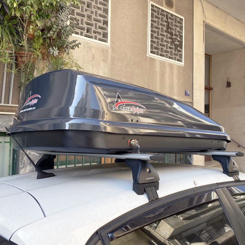 ΜΠΑΓΚΑΖΙΕΡΑ ΟΡΟΦΗΣ RACE AXION 420L 89.02.A ΣΕ ΑΝΘΡΑΚΙ ΜΕΤΑΛΛΙΚΟ ΧΡΩΜΑ ΜΕ ΓΥΑΛΙΣΤΕΡΗ ΥΦΗ (145 X 94 X 42 cm) - 1 ΤΕΜ.