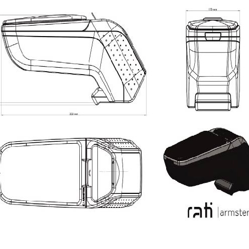 ΤΕΜΠΕΛΗΣ ΑΥΤΟΚΙΝΗΤΟΥ ARMSTER 2 ΑΣΗΜΙ ΜΕ ΤΣΕΠΗ ΓΙΑ FIAT 500e 2020+ ΜΟΝΟ ΓΙΑ ΤΟ ΗΛΕΚΤΡΙΚΟ RATI - 1τεμ.