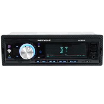 RADIO USB/SD/AUX/BLUETOOTH A2DP ΜΕ ΜΠΛΕ ΦΩΤΙΣΜΟ & REMOTE CONTROL RDM18 ROCKVILLE