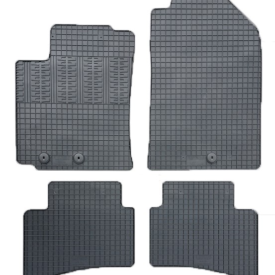 ΜΑΡΚΕ ΠΑΤΑΚΙΑ ΣΕ ΣΚΑΦΗ ΛΑΣΤΙΧΟ ΓΙΑ KIA RIO 2017+ ΣΕ ΜΑΥΡΟ ΧΡΩΜΑ ΜΕ ΚΟΥΜΠΩΜΑΤΑ CIK - 4 ΤΕΜ.