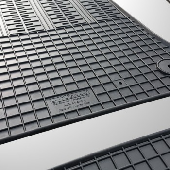 ΜΑΡΚΕ ΠΑΤΑΚΙΑ ΣΕ ΣΚΑΦΗ ΛΑΣΤΙΧΟ ΓΙΑ AUDI A4 B9 2015+ / A5 B9 2016+ ΣΕ ΜΑΥΡΟ ΧΡΩΜΑ ΜΕ ΚΟΥΜΠΩΜΑΤΑ CIK - 4 ΤΕΜ.