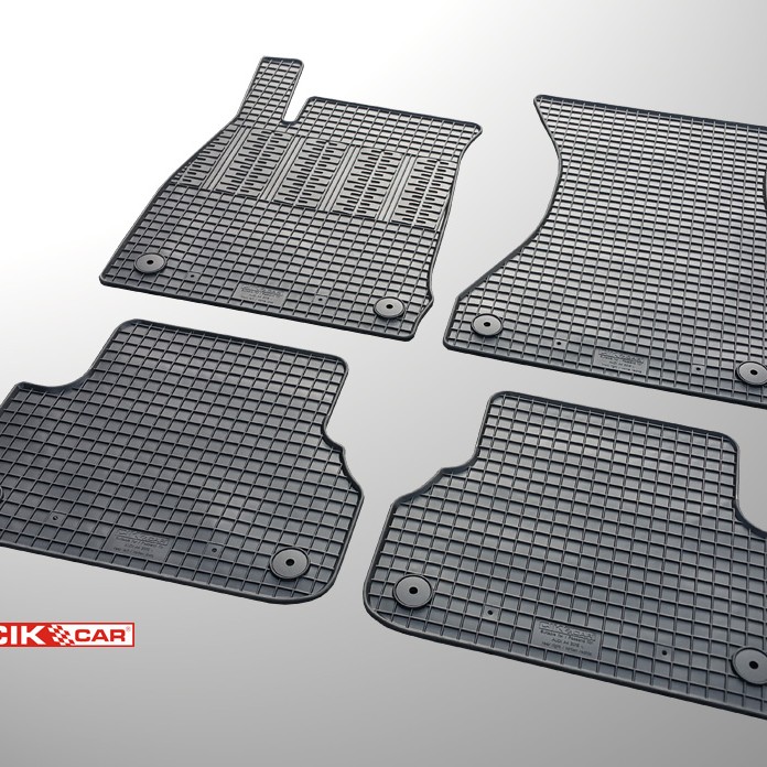 ΜΑΡΚΕ ΠΑΤΑΚΙΑ ΣΕ ΣΚΑΦΗ ΛΑΣΤΙΧΟ ΓΙΑ AUDI A4 B9 2015+ / A5 B9 2016+ ΣΕ ΜΑΥΡΟ ΧΡΩΜΑ ΜΕ ΚΟΥΜΠΩΜΑΤΑ CIK - 4 ΤΕΜ.