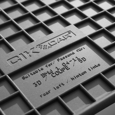 ΜΑΡΚΕ ΠΑΤΑΚΙΑ ΣΕ ΣΚΑΦΗ ΛΑΣΤΙΧΟ ΓΙΑ BMW ΣΕΙΡΑ 1 E87 COUPE 3D / 5D 2004-2011 ΣΕ ΜΑΥΡΟ ΧΡΩΜΑ ΧΩΡΙΣ ΚΟΥΜΠΩΜΑΤΑ CIK - 4 ΤΕΜ.