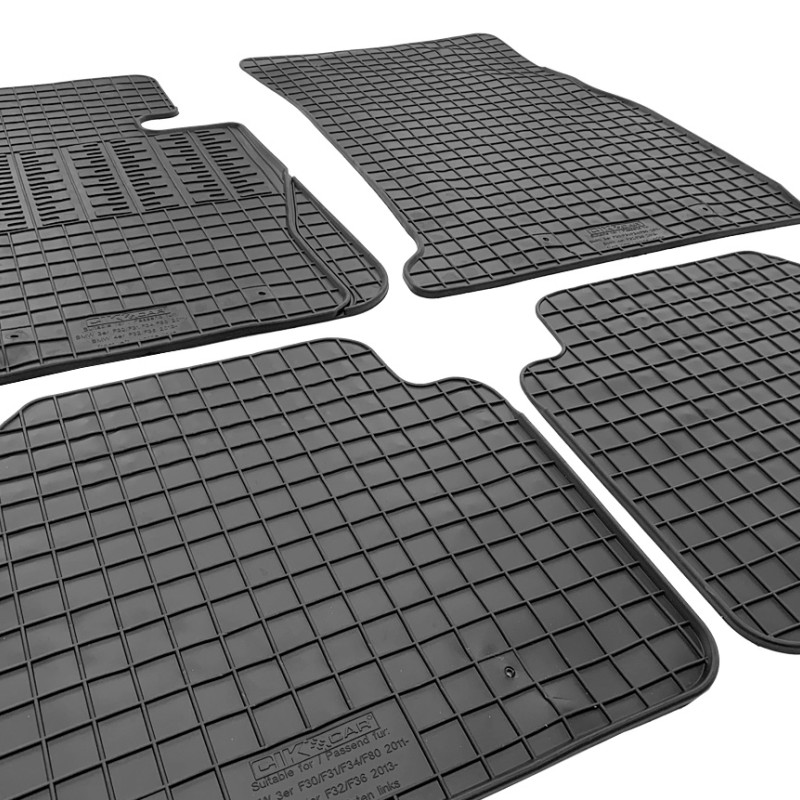 ΜΑΡΚΕ ΠΑΤΑΚΙΑ ΣΕ ΣΚΑΦΗ ΛΑΣΤΙΧΟ ΓΙΑ BMW ΣΕΙΡΑ 3 F30 / F31 / F34 / F80 2011-2018 / ΣΕΙΡΑ 4 F32 / F36 2013-2020 ΣΕ ΜΑΥΡΟ ΧΡΩΜΑ ΧΩΡΙΣ ΚΟΥΜΠΩΜΑΤΑ CIK - 4 ΤΕΜ.