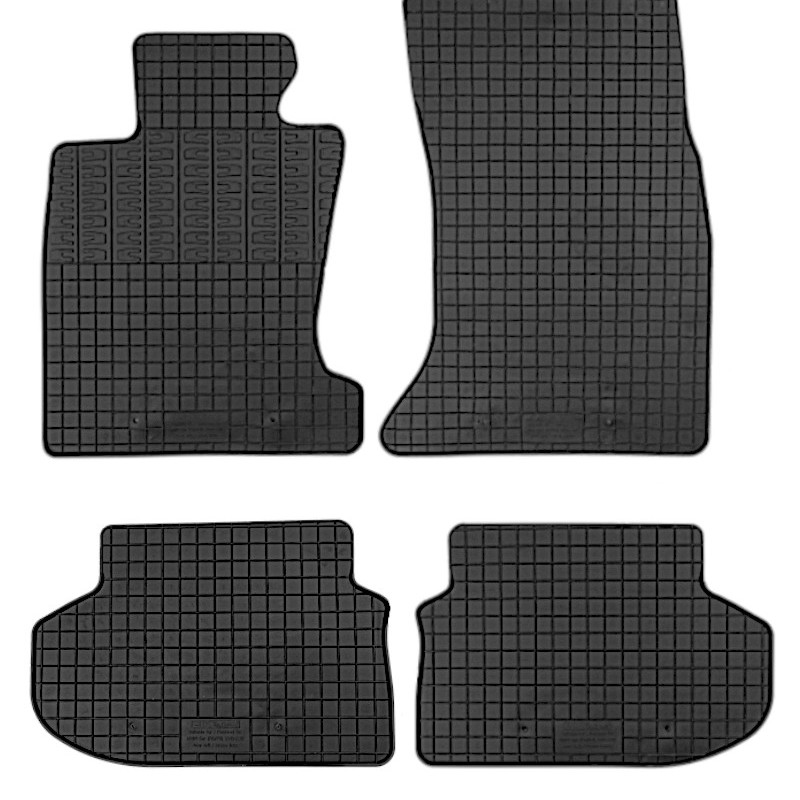 ΜΑΡΚΕ ΠΑΤΑΚΙΑ ΣΕ ΣΚΑΦΗ ΛΑΣΤΙΧΟ ΓΙΑ BMW ΣΕΙΡΑ 5 E60 / E61 2003-2010 ΣΕ ΜΑΥΡΟ ΧΡΩΜΑ ΧΩΡΙΣ ΚΟΥΜΠΩΜΑΤΑ CIK - 4 ΤΕΜ.