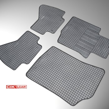 ΜΑΡΚΕ ΠΑΤΑΚΙΑ ΣΕ ΣΚΑΦΗ ΛΑΣΤΙΧΟ ΓΙΑ CITROEN C1 / PEUGEOT 107 / TOYOTA AYGO 2005-2014 ΣΕ ΜΑΥΡΟ ΧΡΩΜΑ ΧΩΡΙΣ ΚΟΥΜΠΩΜΑΤΑ CIK - 4 ΤΕΜ.