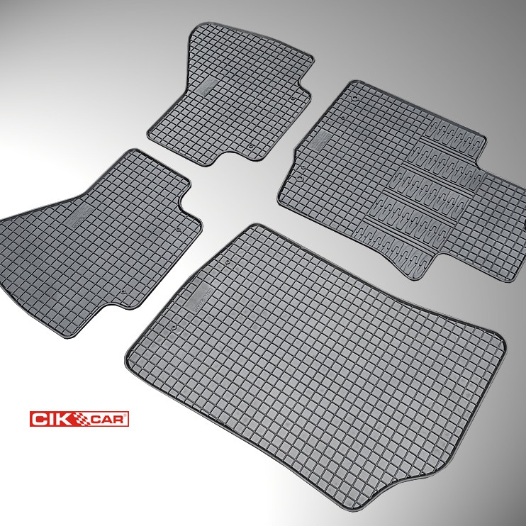 ΜΑΡΚΕ ΠΑΤΑΚΙΑ ΣΕ ΣΚΑΦΗ ΛΑΣΤΙΧΟ ΓΙΑ CITROEN C1 / PEUGEOT 107 / TOYOTA AYGO 2005-2014 ΣΕ ΜΑΥΡΟ ΧΡΩΜΑ ΧΩΡΙΣ ΚΟΥΜΠΩΜΑΤΑ CIK - 4 ΤΕΜ.