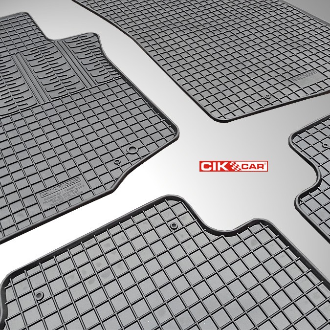 ΜΑΡΚΕ ΠΑΤΑΚΙΑ ΣΕ ΣΚΑΦΗ ΛΑΣΤΙΧΟ ΓΙΑ CITROEN C1 / PEUGEOT 107 / TOYOTA AYGO 2005-2014 ΣΕ ΜΑΥΡΟ ΧΡΩΜΑ ΧΩΡΙΣ ΚΟΥΜΠΩΜΑΤΑ CIK - 4 ΤΕΜ.