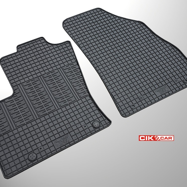 ΜΑΡΚΕ ΠΑΤΑΚΙΑ ΣΕ ΣΚΑΦΗ ΛΑΣΤΙΧΟ ΓΙΑ CITROEN NEMO 12/2008 / FIAT FIORINO 11/2007+ / FIAT QUBO 09/2008-05/2020 / PEUGEOT BIPPER 05/2008-03/2014 / PEUGEOT BIPPER TEPEE 03/2009-12/2017 ΣΕ ΜΑΥΡΟ ΧΡΩΜΑ ΜΕ ΚΟΥΜΠΩΜΑΤΑ CIK - 2 ΤΕΜ.