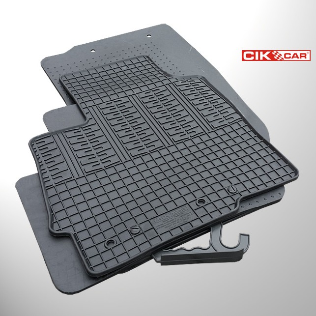 ΜΑΡΚΕ ΠΑΤΑΚΙΑ ΣΕ ΣΚΑΦΗ ΛΑΣΤΙΧΟ ΓΙΑ CITROEN C4 AIRCROSS 2010-2017 / PEUGEOT 4008 2012-2016 / MITSUBISHI ASX 2010-2012 ΣΕ ΜΑΥΡΟ ΧΡΩΜΑ ΜΕ ΚΟΥΜΠΩΜΑΤΑ CIK - 4 ΤΕΜ.