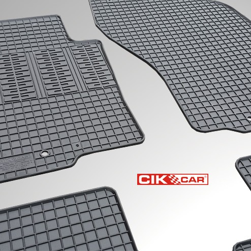ΜΑΡΚΕ ΠΑΤΑΚΙΑ ΣΕ ΣΚΑΦΗ ΛΑΣΤΙΧΟ ΓΙΑ CITROEN C4 AIRCROSS 2010-2017 / PEUGEOT 4008 2012-2016 / MITSUBISHI ASX 2010-2012 ΣΕ ΜΑΥΡΟ ΧΡΩΜΑ ΜΕ ΚΟΥΜΠΩΜΑΤΑ CIK - 4 ΤΕΜ.
