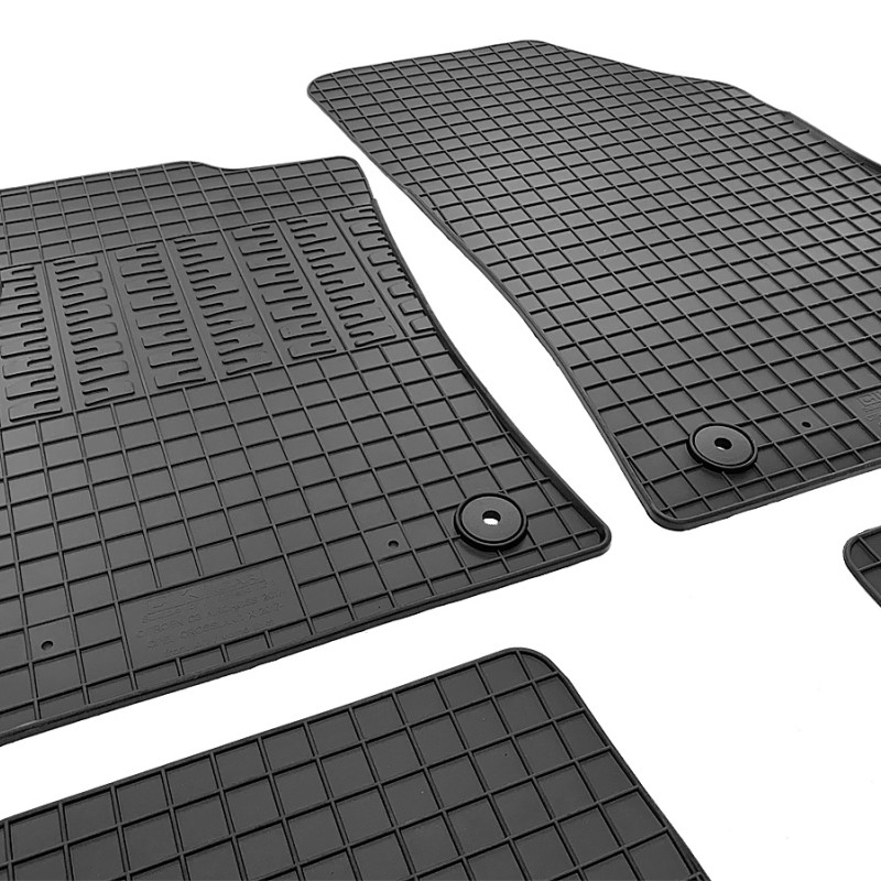 ΜΑΡΚΕ ΠΑΤΑΚΙΑ ΣΕ ΣΚΑΦΗ ΛΑΣΤΙΧΟ ΓΙΑ CITROEN C3 AIRCROSS 2017+ / OPEL CROSSLAND X 2017+ ΣΕ ΜΑΥΡΟ ΧΡΩΜΑ ΜΕ ΚΟΥΜΠΩΜΑΤΑ CIK - 4 ΤΕΜ.