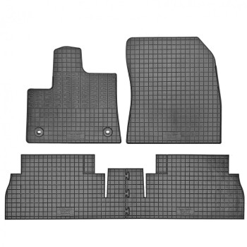 ΜΑΡΚΕ ΠΑΤΑΚΙΑ ΣΕ ΣΚΑΦΗ ΛΑΣΤΙΧΟ ΓΙΑ CITROEN BERLINGO 5ΘΕΣΙΟ 2018+ / OPEL COMBO E 5ΘΕΣΙΟ 2018+ / PEUGEOT RIFTER 5ΘΕΣΙΟ 2018+ ΣΕ ΜΑΥΡΟ ΧΡΩΜΑ ΜΕ ΣΤΡΟΓΓΥΛΑ ΚΟΥΜΠΩΜΑΤΑ CIK - 4 ΤΕΜ.