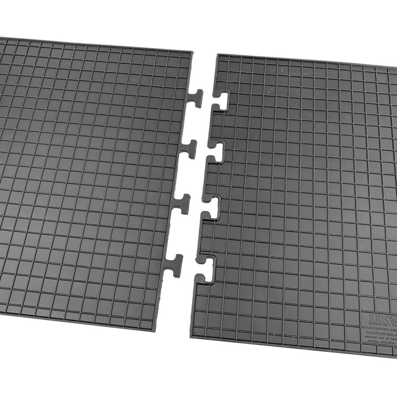 ΜΑΡΚΕ ΠΑΤΑΚΙΑ ΣΕ ΣΚΑΦΗ ΛΑΣΤΙΧΟ ΓΙΑ CITROEN JUMPER / FIAT DUCATO / PEUGEOT BOXER 2006+ (2Η ΣΕΙΡΑ ΚΑΘΙΣΜΑΤΩΝ) ΣΕ ΜΑΥΡΟ ΧΡΩΜΑ ΧΩΡΙΣ ΚΟΥΜΠΩΜΑΤΑ CIK - 2 ΤΕΜ.