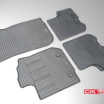 ΜΑΡΚΕ ΠΑΤΑΚΙΑ ΣΕ ΣΚΑΦΗ ΛΑΣΤΙΧΟ ΓΙΑ DACIA LOGAN 2012+ / DACIA SANDERO 2012-2020 / DACIA SANDERO STEPWAY 2012-2020 ΣΕ ΜΑΥΡΟ ΧΡΩΜΑ ΜΕ ΚΟΥΜΠΩΜΑΤΑ CIK - 4 ΤΕΜ.