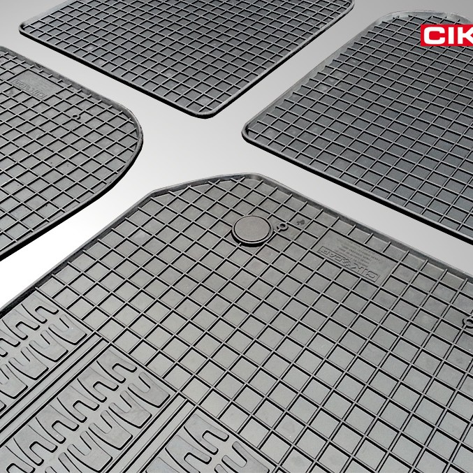 ΜΑΡΚΕ ΠΑΤΑΚΙΑ ΣΕ ΣΚΑΦΗ ΛΑΣΤΙΧΟ ΓΙΑ DACIA LOGAN 2012+ / DACIA SANDERO 2012-2020 / DACIA SANDERO STEPWAY 2012-2020 ΣΕ ΜΑΥΡΟ ΧΡΩΜΑ ΜΕ ΚΟΥΜΠΩΜΑΤΑ CIK - 4 ΤΕΜ.