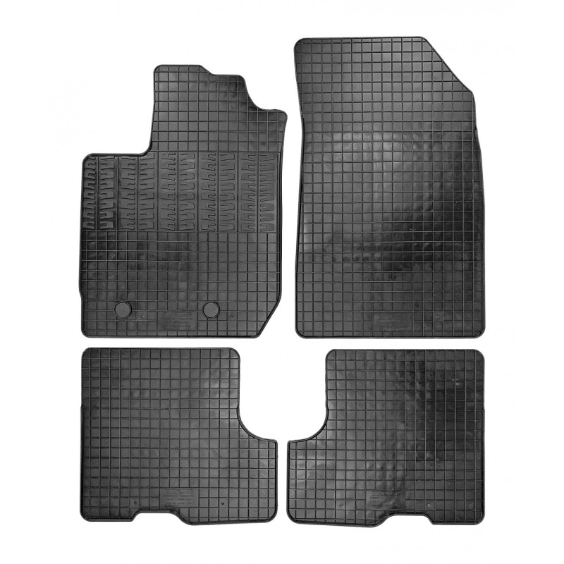 ΜΑΡΚΕ ΠΑΤΑΚΙΑ ΣΕ ΣΚΑΦΗ ΛΑΣΤΙΧΟ ΓΙΑ DACIA DUSTER 2018+ ΣΕ ΜΑΥΡΟ ΧΡΩΜΑ ΜΕ ΚΟΥΜΠΩΜΑΤΑ CIK - 4 ΤΕΜ.