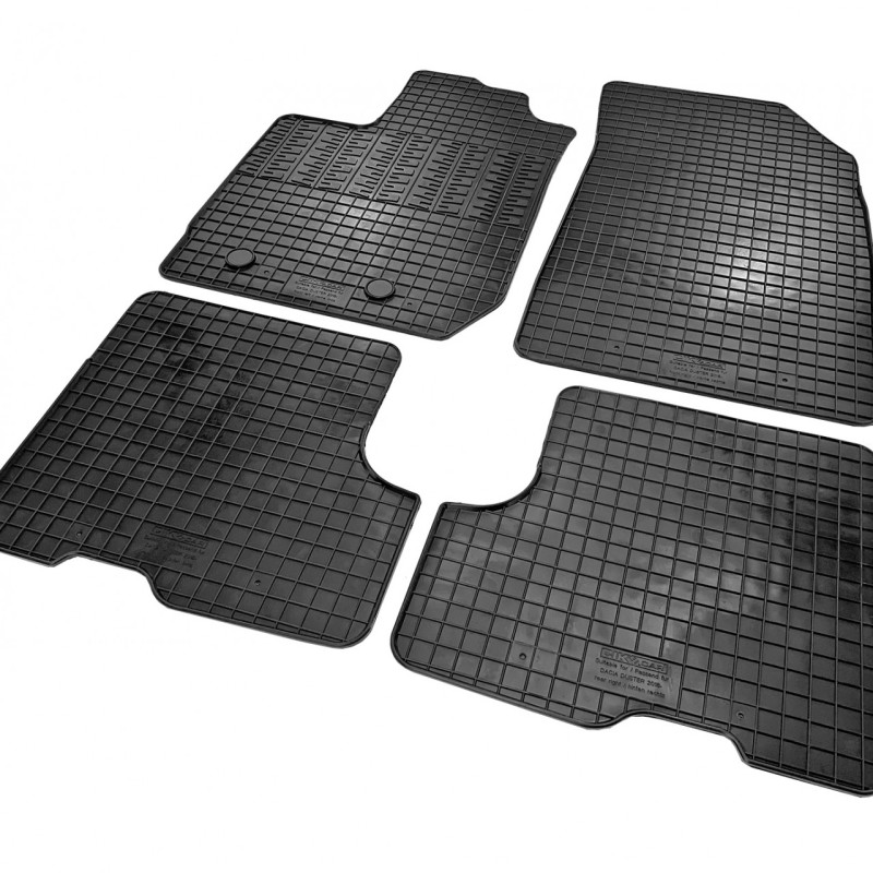 ΜΑΡΚΕ ΠΑΤΑΚΙΑ ΣΕ ΣΚΑΦΗ ΛΑΣΤΙΧΟ ΓΙΑ DACIA DUSTER 2018+ ΣΕ ΜΑΥΡΟ ΧΡΩΜΑ ΜΕ ΚΟΥΜΠΩΜΑΤΑ CIK - 4 ΤΕΜ.