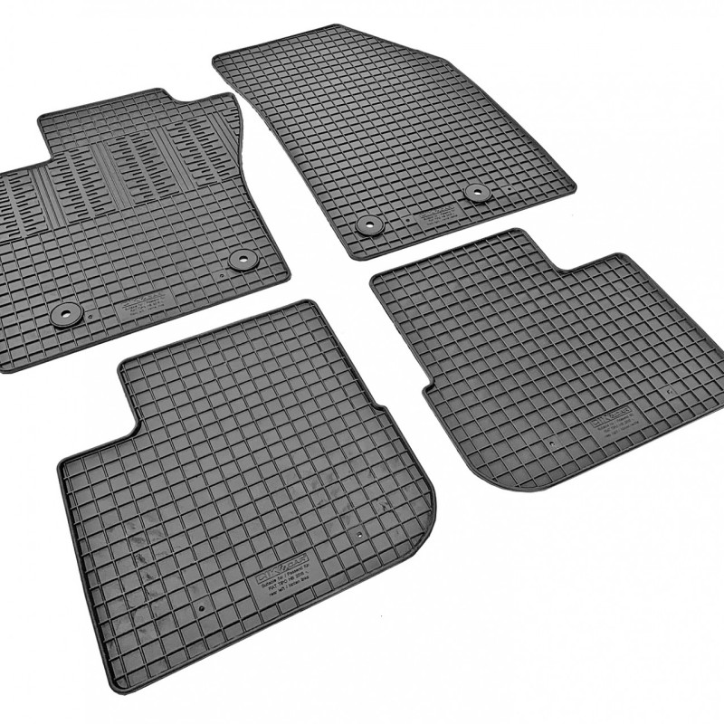 ΜΑΡΚΕ ΠΑΤΑΚΙΑ ΣΕ ΣΚΑΦΗ ΛΑΣΤΙΧΟ ΓΙΑ FIAT TIPO HTB 2016+ / TIPO SW COMBI 2016+ ΣΕ ΜΑΥΡΟ ΧΡΩΜΑ ΜΕ ΚΟΥΜΠΩΜΑΤΑ CIK - 4 ΤΕΜ.