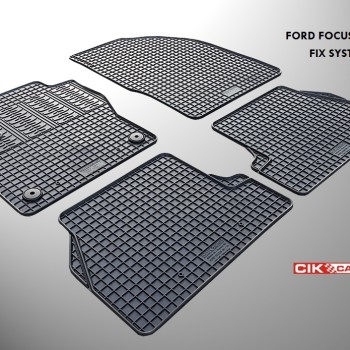 ΜΑΡΚΕ ΠΑΤΑΚΙΑ ΣΕ ΣΚΑΦΗ ΛΑΣΤΙΧΟ ΓΙΑ FORD FOCUS 2011-2015 ΣΕ ΜΑΥΡΟ ΧΡΩΜΑ ΜΕ ΚΟΥΜΠΩΜΑΤΑ CIK - 4 ΤΕΜ.