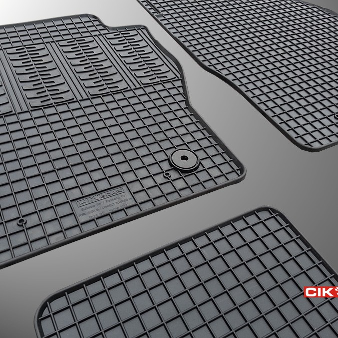 ΜΑΡΚΕ ΠΑΤΑΚΙΑ ΣΕ ΣΚΑΦΗ ΛΑΣΤΙΧΟ ΓΙΑ FORD TRANSIT CONNECT TOURNEO 5ΘΕΣΙΟ 2014+ ΣΕ ΜΑΥΡΟ ΧΡΩΜΑ ΜΕ ΚΟΥΜΠΩΜΑΤΑ CIK - 4 ΤΕΜ.