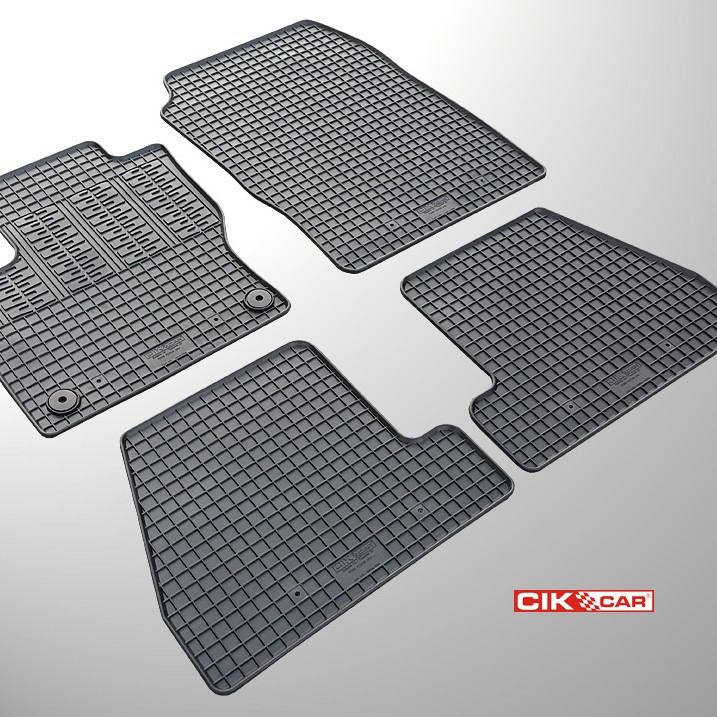 ΜΑΡΚΕ ΠΑΤΑΚΙΑ ΣΕ ΣΚΑΦΗ ΛΑΣΤΙΧΟ ΓΙΑ FORD FOCUS FACELIFT 2014-2018 ΣΕ ΜΑΥΡΟ ΧΡΩΜΑ ΜΕ ΚΟΥΜΠΩΜΑΤΑ CIK - 4 ΤΕΜ.