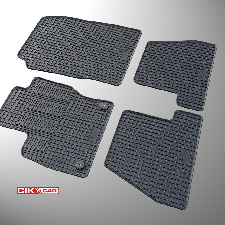 ΜΑΡΚΕ ΠΑΤΑΚΙΑ ΣΕ ΣΚΑΦΗ ΛΑΣΤΙΧΟ ΓΙΑ FORD FOCUS FACELIFT 2014-2018 ΣΕ ΜΑΥΡΟ ΧΡΩΜΑ ΜΕ ΚΟΥΜΠΩΜΑΤΑ CIK - 4 ΤΕΜ.